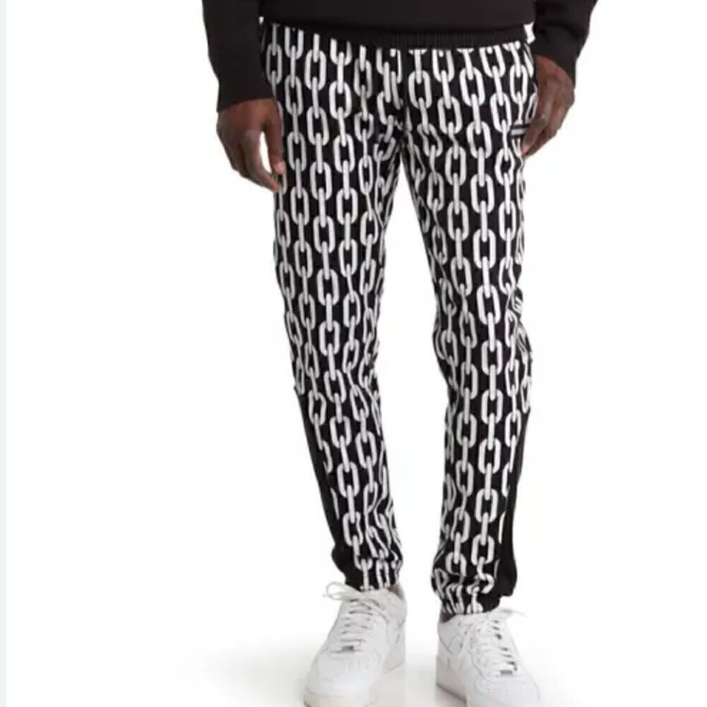 NWT Crooks & Castles Chain Group Joggers